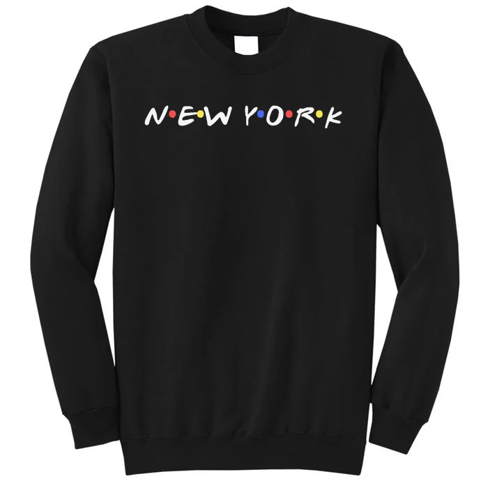 New York City Ny City Nyc Ny State Retro Style Tall Sweatshirt