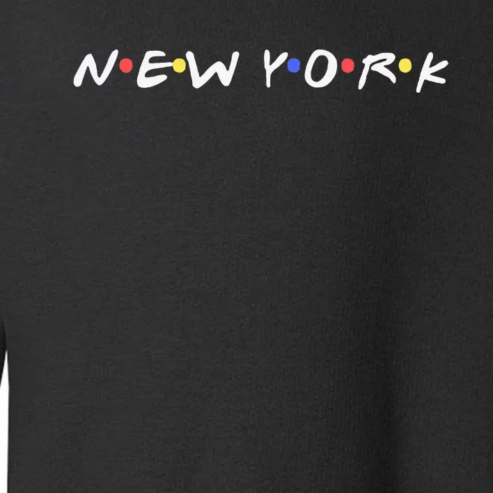 New York City Ny City Nyc Ny State Retro Style Toddler Sweatshirt