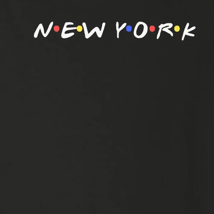 New York City Ny City Nyc Ny State Retro Style Toddler Long Sleeve Shirt