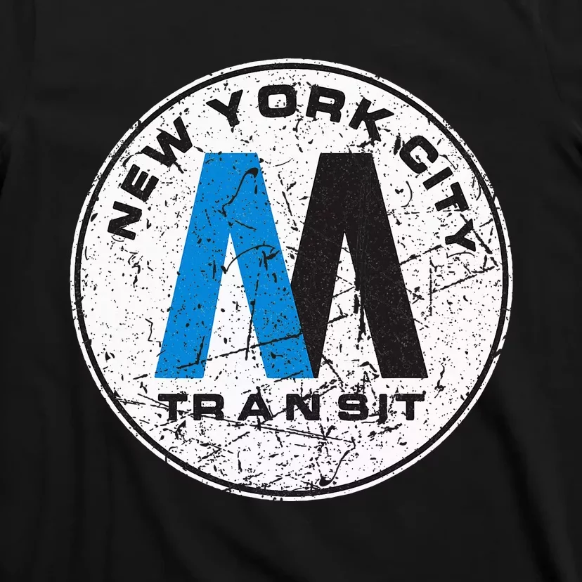 New York City Transit Mta Train Retro New York T-Shirt