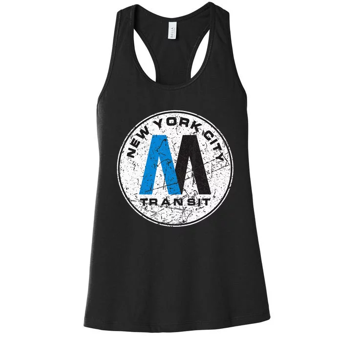 New York City Transit Mta Women's Racerback Tank