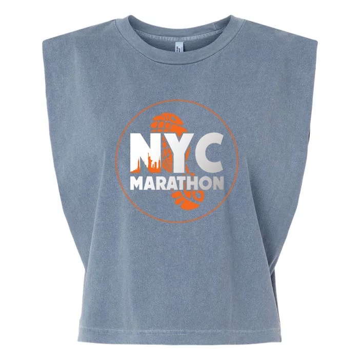 New York City Marathon Garment-Dyed Women's Muscle Tee