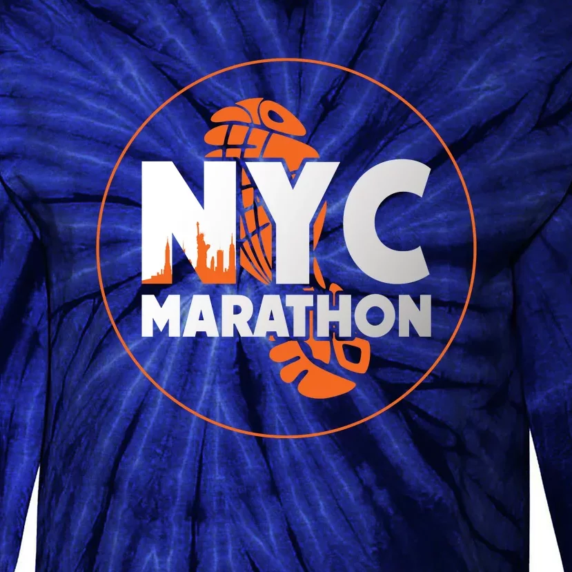 New York City Marathon Tie-Dye Long Sleeve Shirt