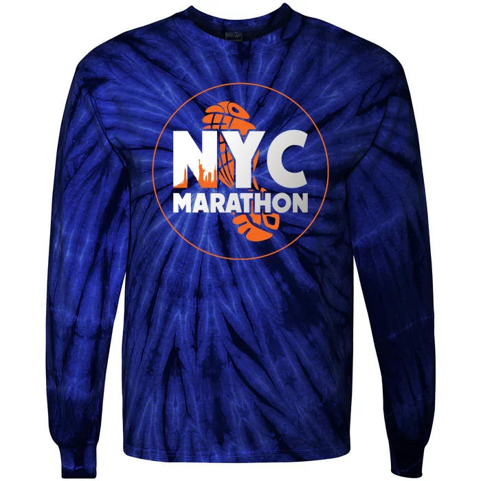 New York City Marathon Tie-Dye Long Sleeve Shirt