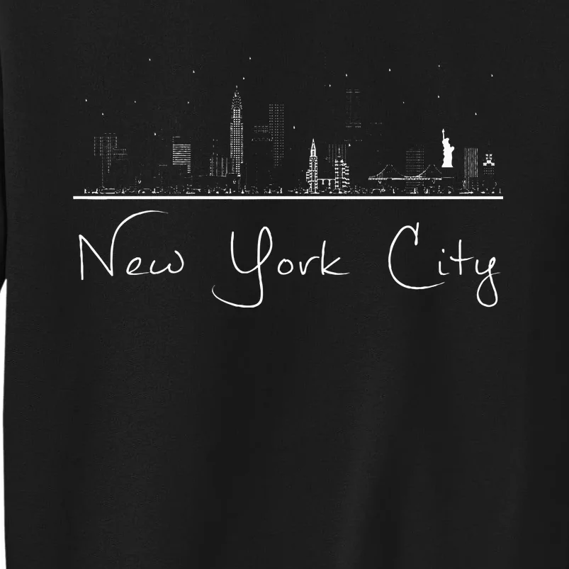 New York City Skyline Tall Sweatshirt