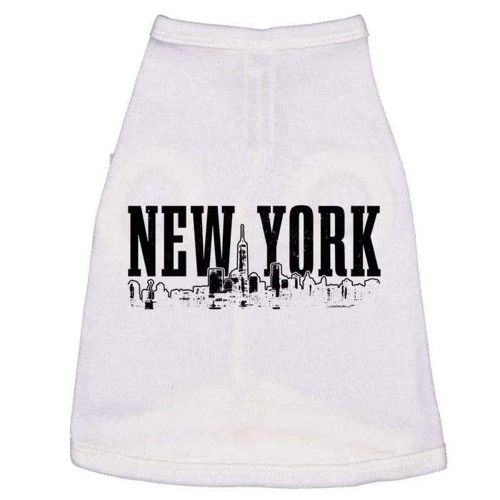 New York City Skyline Ny Vintage Nyc Doggie Tank