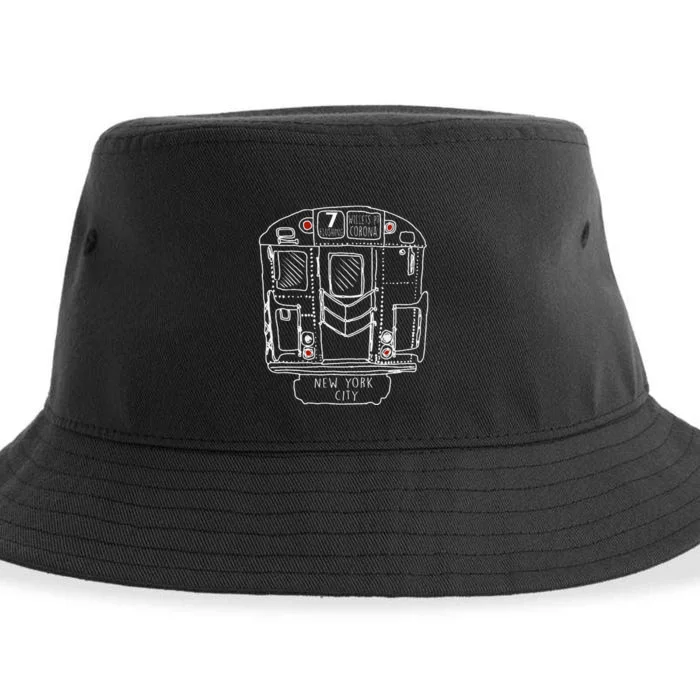 New York City S.U.B.W.A.Y Manhattan Queens Sustainable Bucket Hat