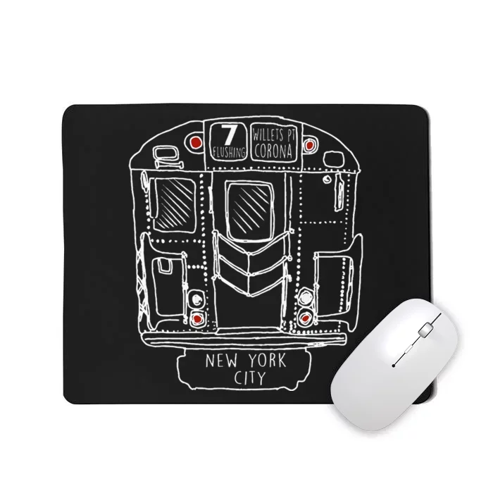 New York City S.U.B.W.A.Y Manhattan Queens Mousepad