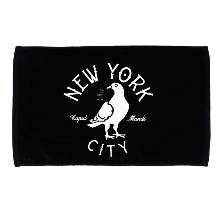 New York City Pigeon Nyc Animals And Birds Microfiber Hand Towel