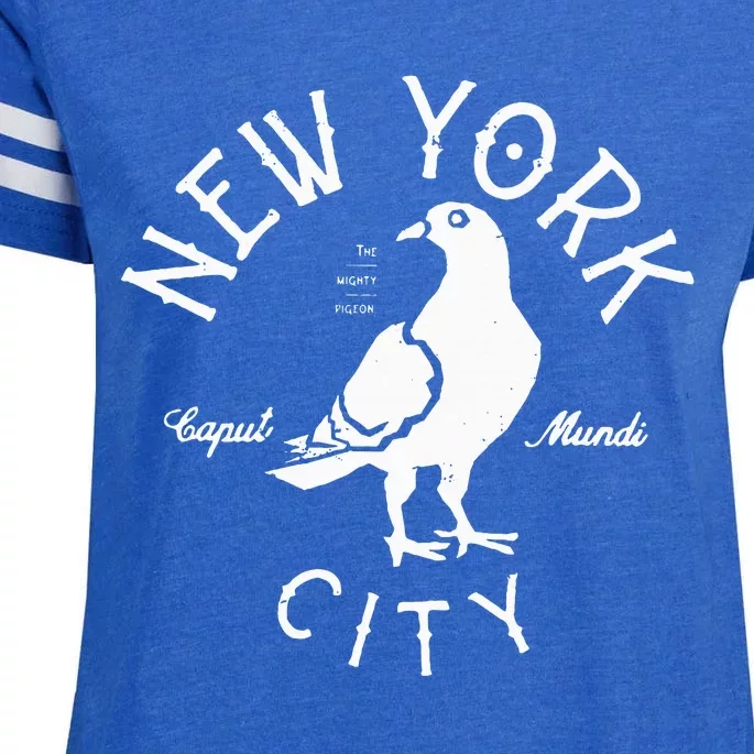 New York City Pigeon Nyc Animals And Birds Enza Ladies Jersey Football T-Shirt