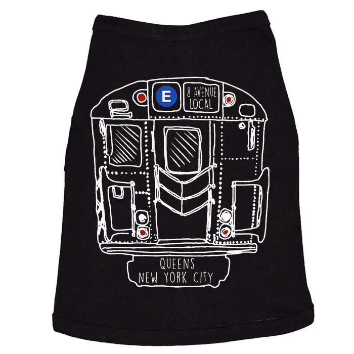 New York City Queens New Yorker Commuter Doggie Tank