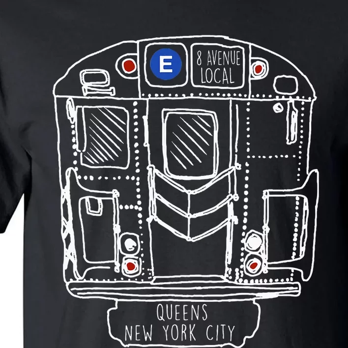 New York City Queens New Yorker Commuter Tall T-Shirt