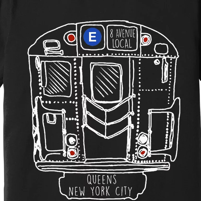 New York City Queens New Yorker Commuter Premium T-Shirt