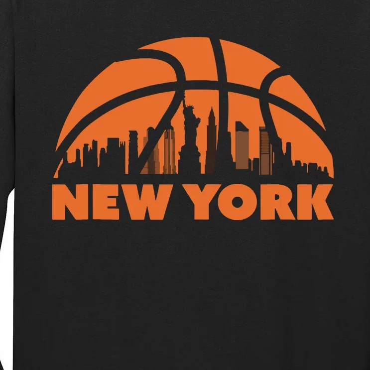 New York City Skyline Basketball Tank Top Tall Long Sleeve T-Shirt