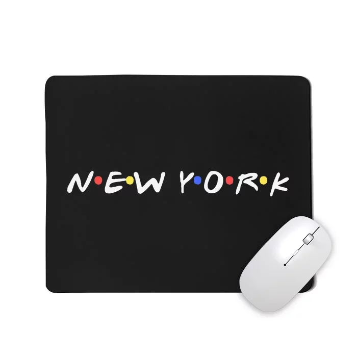 New York City Ny City Nyc Ny State Retro Style Mousepad