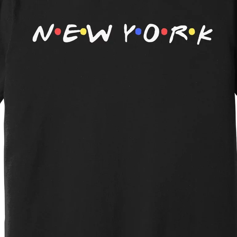 New York City Ny City Nyc Ny State Retro Style Premium T-Shirt