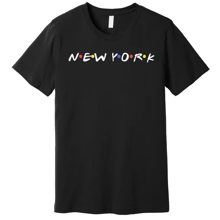 New York City Ny City Nyc Ny State Retro Style Premium T-Shirt