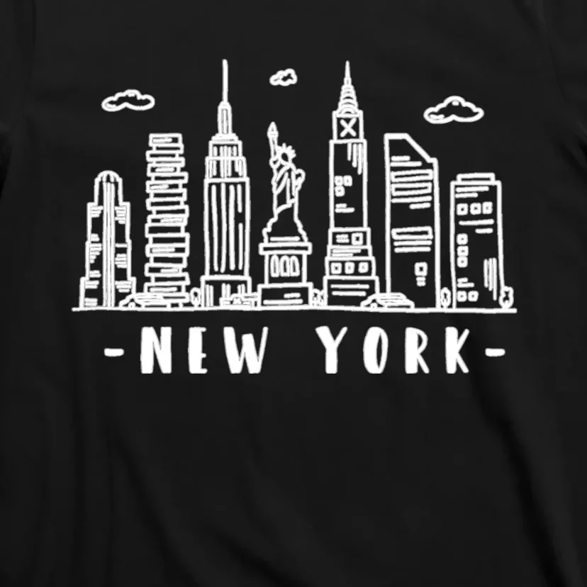 New York City Nyc Ny Skyline T-Shirt