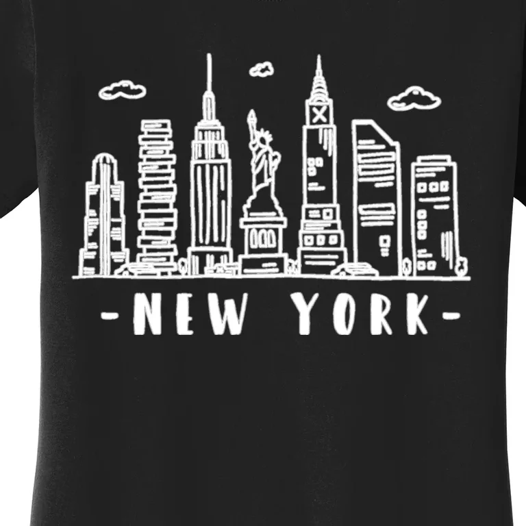 New York City Nyc Ny Skyline Women's T-Shirt