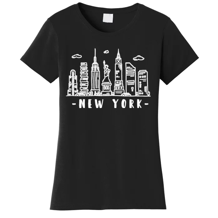 New York City Nyc Ny Skyline Women's T-Shirt