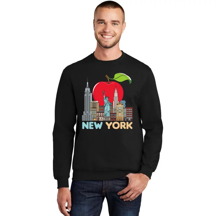 New York City Skyline Gift Big Apple State Souvenir Nyc Sweatshirt