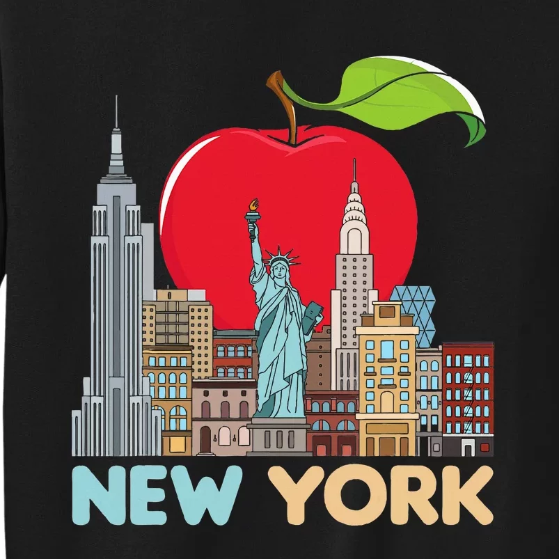 New York City Skyline Gift Big Apple State Souvenir Nyc Sweatshirt