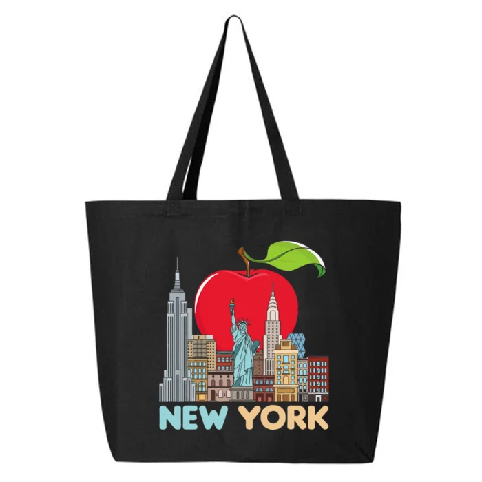 New York City Skyline Gift Big Apple State Souvenir Nyc 25L Jumbo Tote