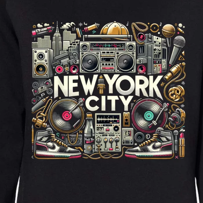 New York City Hip Hop | Women (Xs 6xl+) | Graphic Womens California Wash Sweatshirt