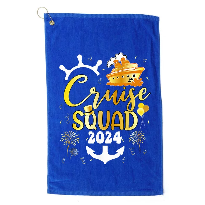 New Year Cruise Squad 2024 NYE Party Family Vacation Trip Platinum Collection Golf Towel