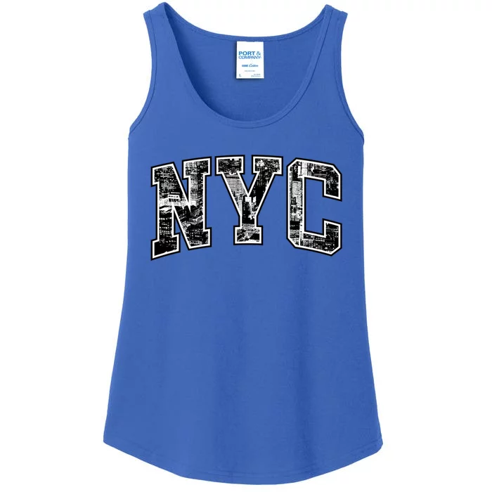 New York City Gift Big Apple Nyc Gift Funny Gift Ladies Essential Tank