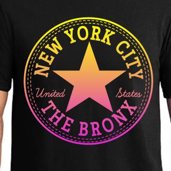 New York City The Bronx Usa United States Diverse Homie Gift Funny Gift Pajama Set