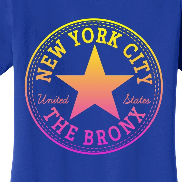 New York City The Bronx Usa United States Diverse Homie Gift Funny Gift Women's T-Shirt