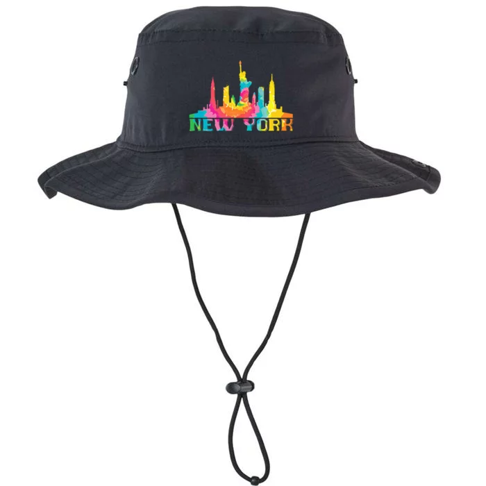 New York City Skyline Nyc Tie Dye Liberty Legacy Cool Fit Booney Bucket Hat