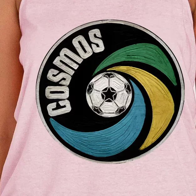 New York Cosmos Soccer Women's Knotted Racerback Tank