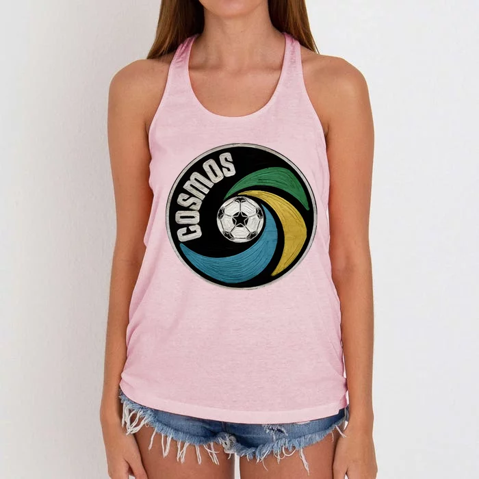 New York Cosmos Soccer Women's Knotted Racerback Tank