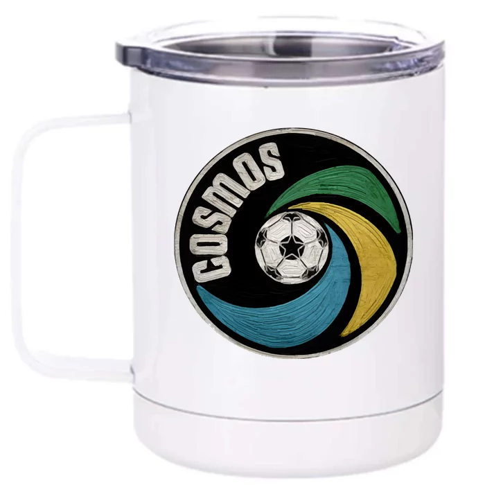 New York Cosmos Soccer Front & Back 12oz Stainless Steel Tumbler Cup