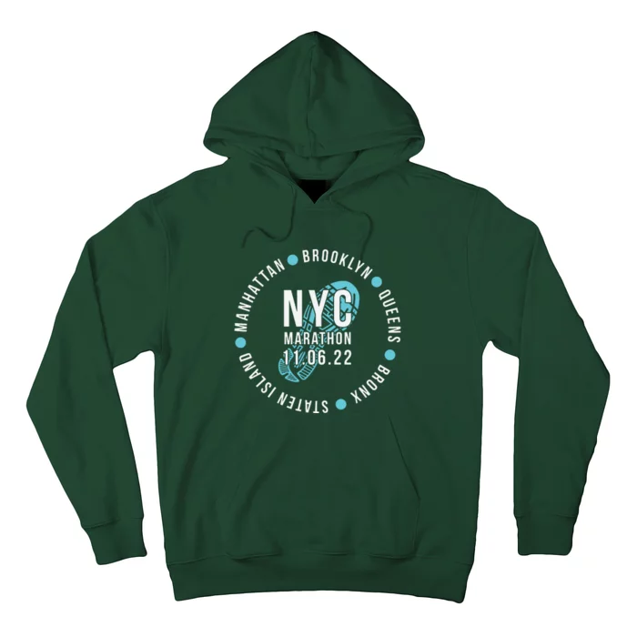 New York City NY Marathon Finisher Runner Souvenir Hoodie