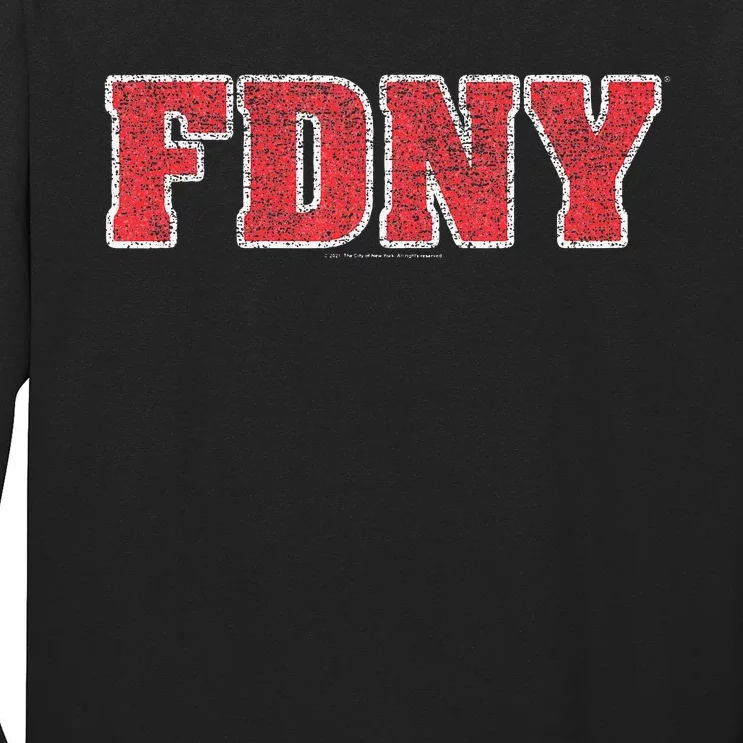 New York City Fdny Logo Long Sleeve Shirt