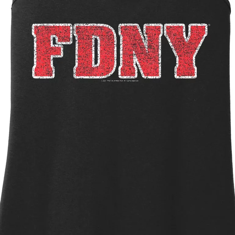 New York City Fdny Logo Ladies Essential Tank