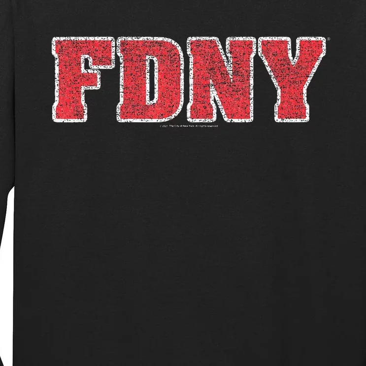 New York City Fdny Logo Tall Long Sleeve T-Shirt