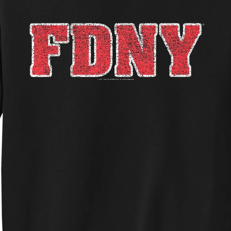 New York City Fdny Logo Tall Sweatshirt