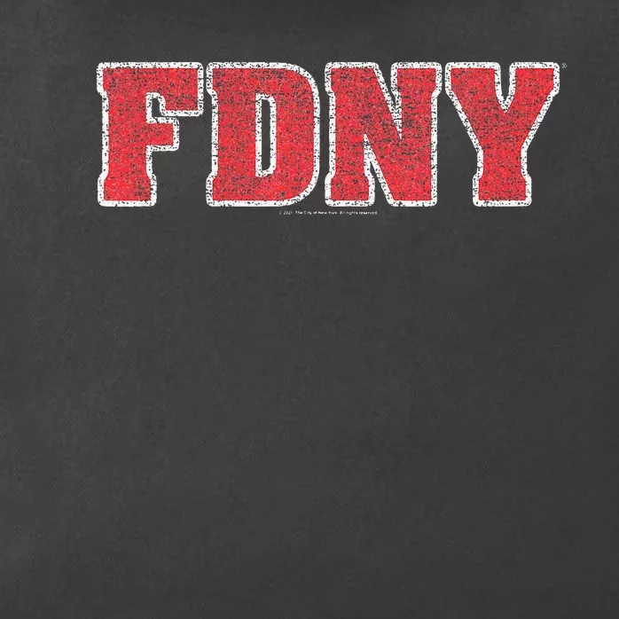 New York City Fdny Logo Zip Tote Bag