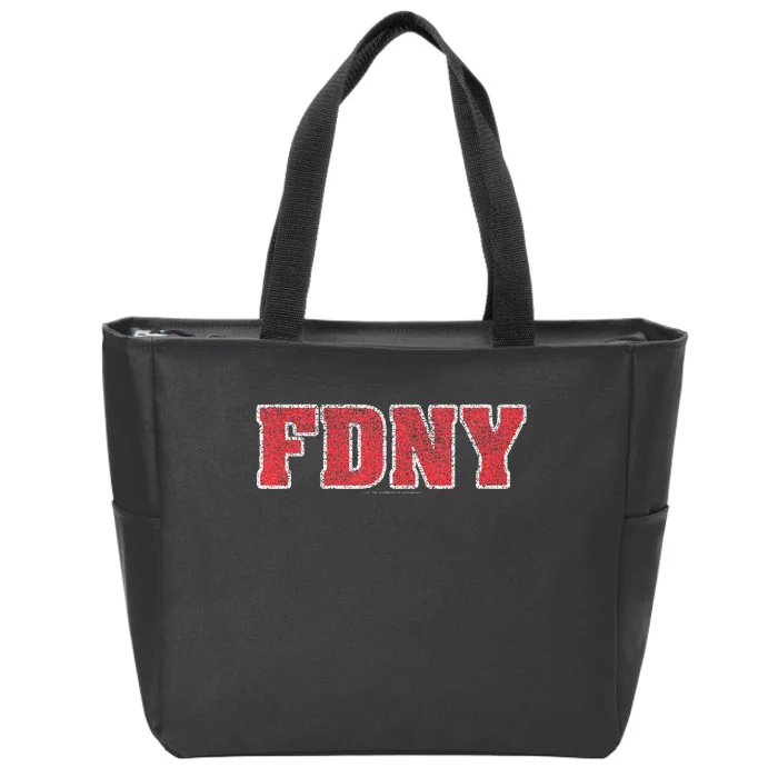 New York City Fdny Logo Zip Tote Bag