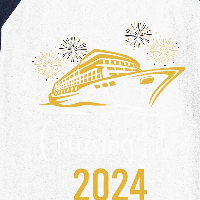 New Years Cruise 2024 Party Family Vacation Matching Baseball Sleeve Shirt