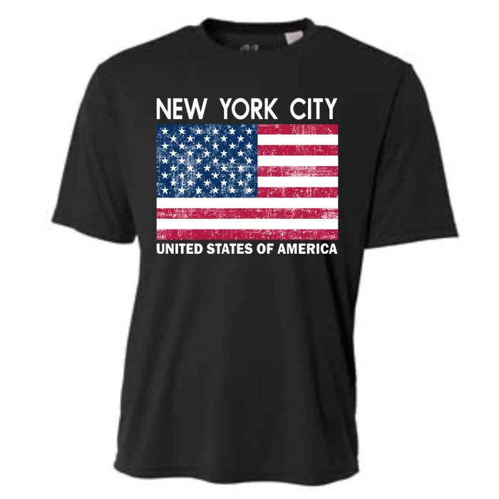 New York City United States Of America Cooling Performance Crew T-Shirt