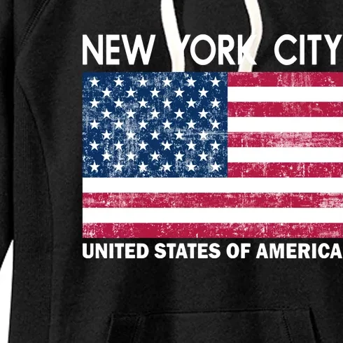 New York City United States Of America Women's Fleece Hoodie