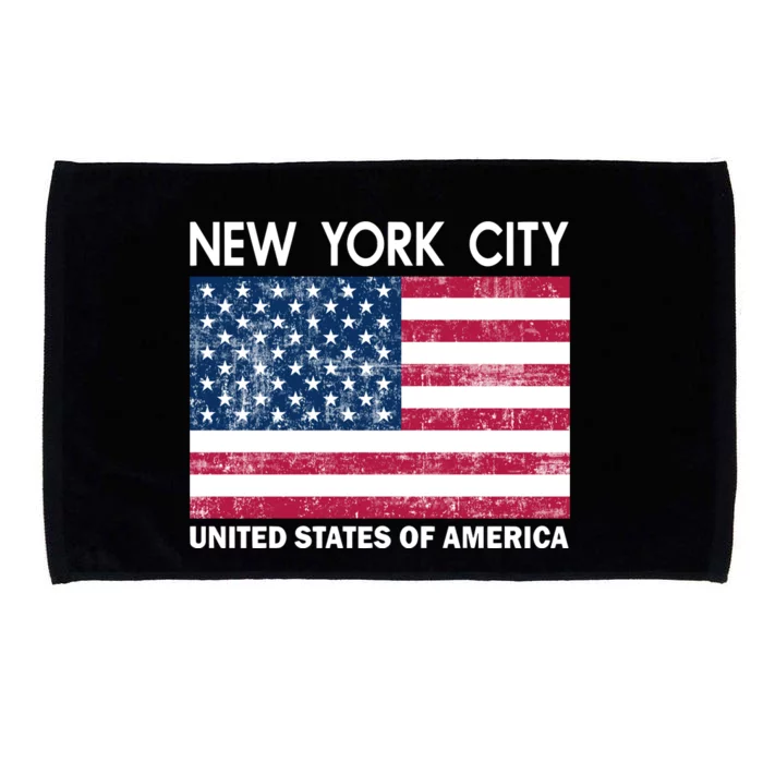 New York City United States Of America Microfiber Hand Towel