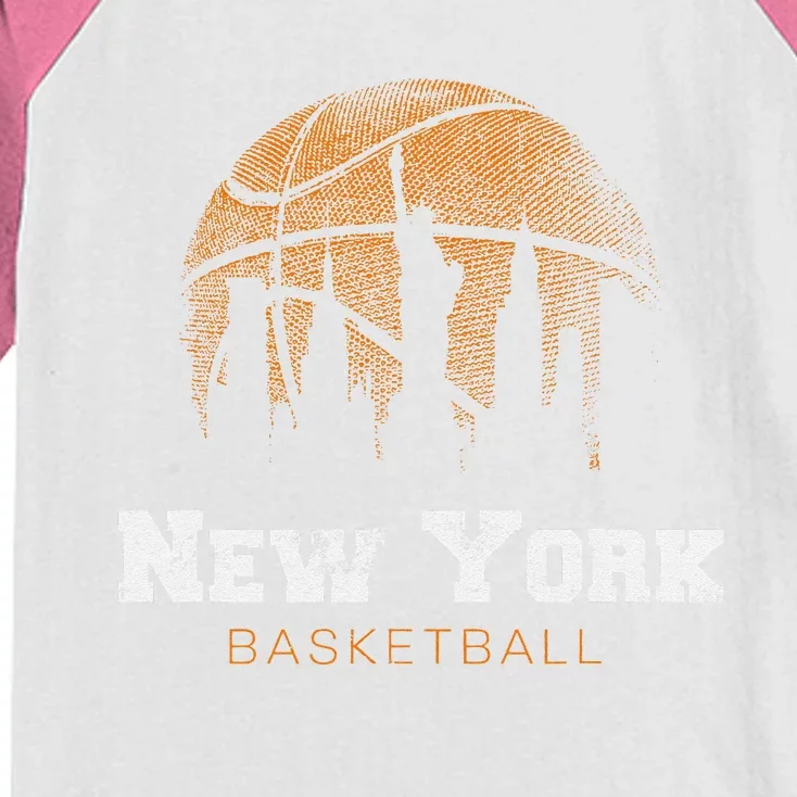 New York City Basketball New York Kids Colorblock Raglan Jersey