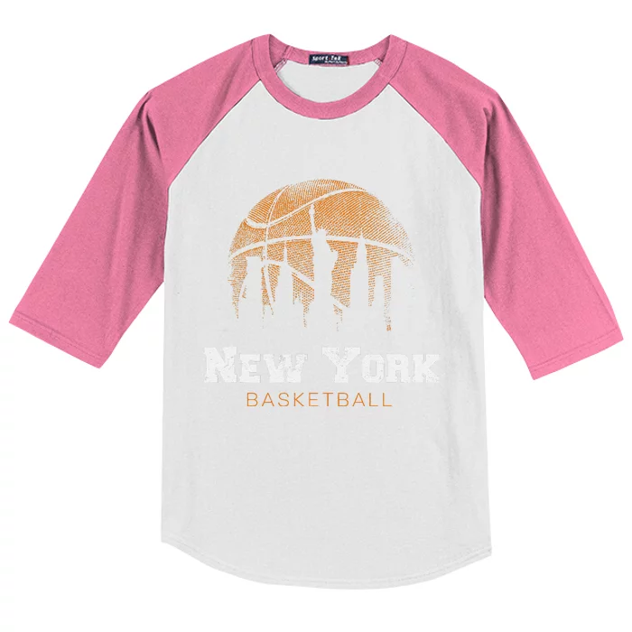 New York City Basketball New York Kids Colorblock Raglan Jersey