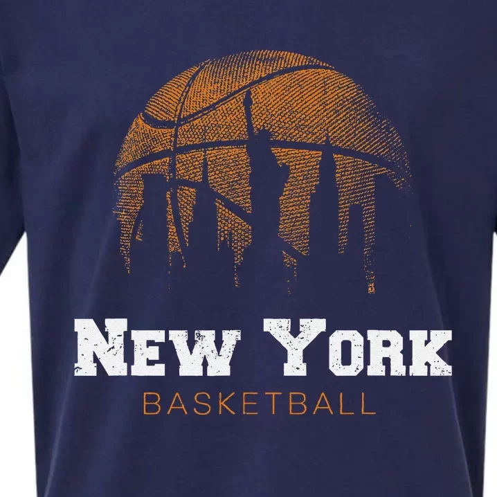 New York City Basketball New York Sueded Cloud Jersey T-Shirt